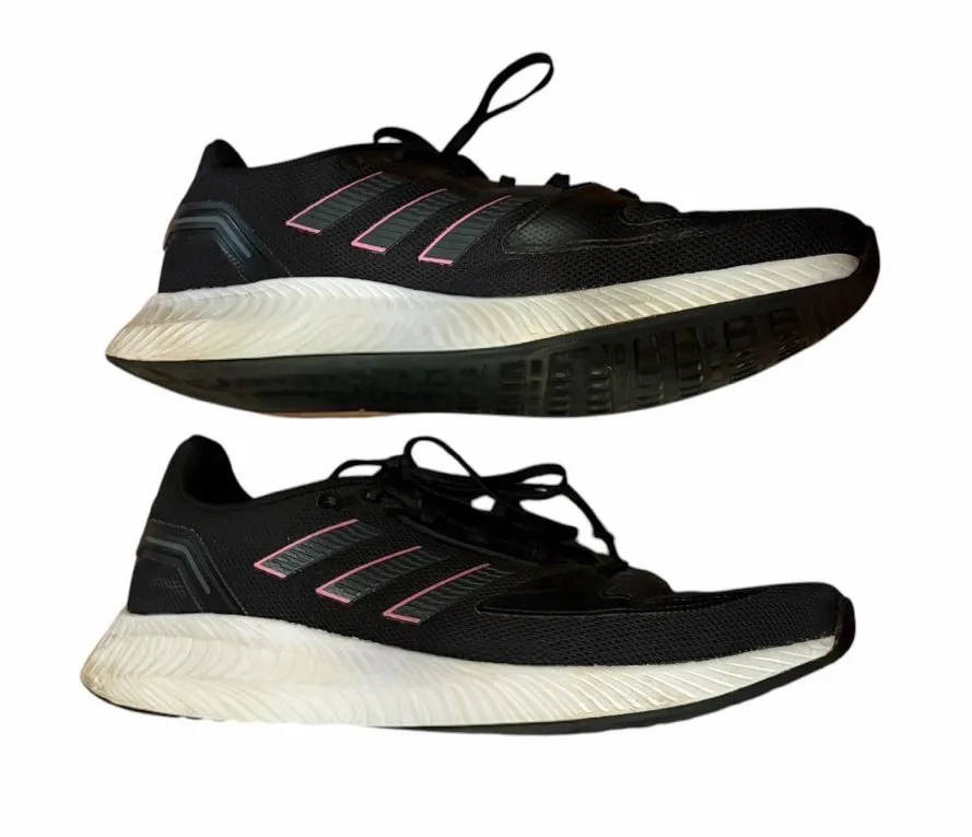 Adidas Runfalcon 2.0 Black Screaming Pink Women’s Size 10