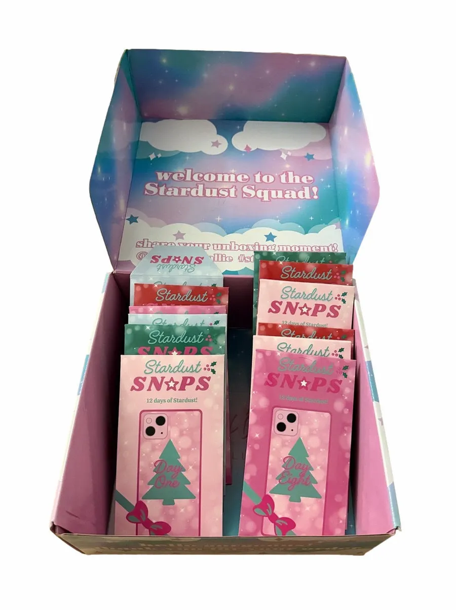 Stardust Snaps Pink Holiday Advent Calendar Phone Case Accessories