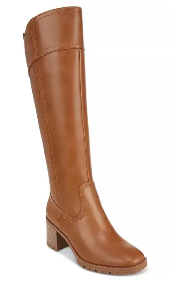 Style & Co. Brown Heeled Boots with Sleek Silhouette