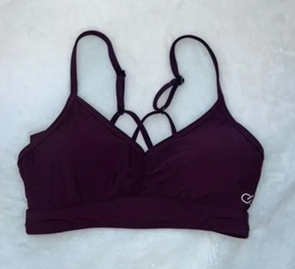 NWOT Calia Women's Purple Sports Bra Size Small Criss