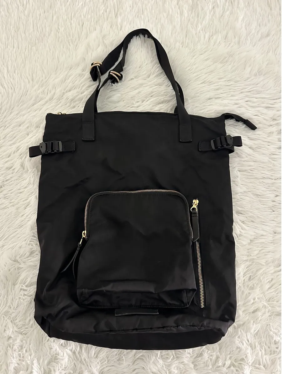 Timbuk2 Convertible Backpack Tote Rucksack in Jet Black Lug