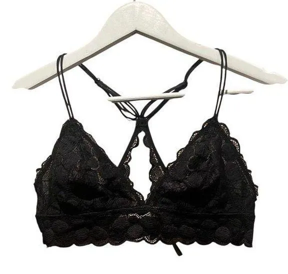 Aerie Women’s Black Lace Bralette Size Medium