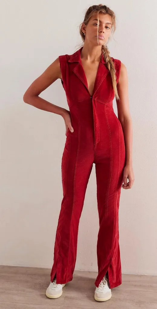 Free people CRVY Ring The Alarm One-Piece jumpsuit