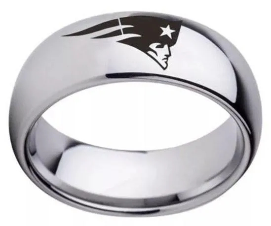 Silver Arc New England Patriots Ring