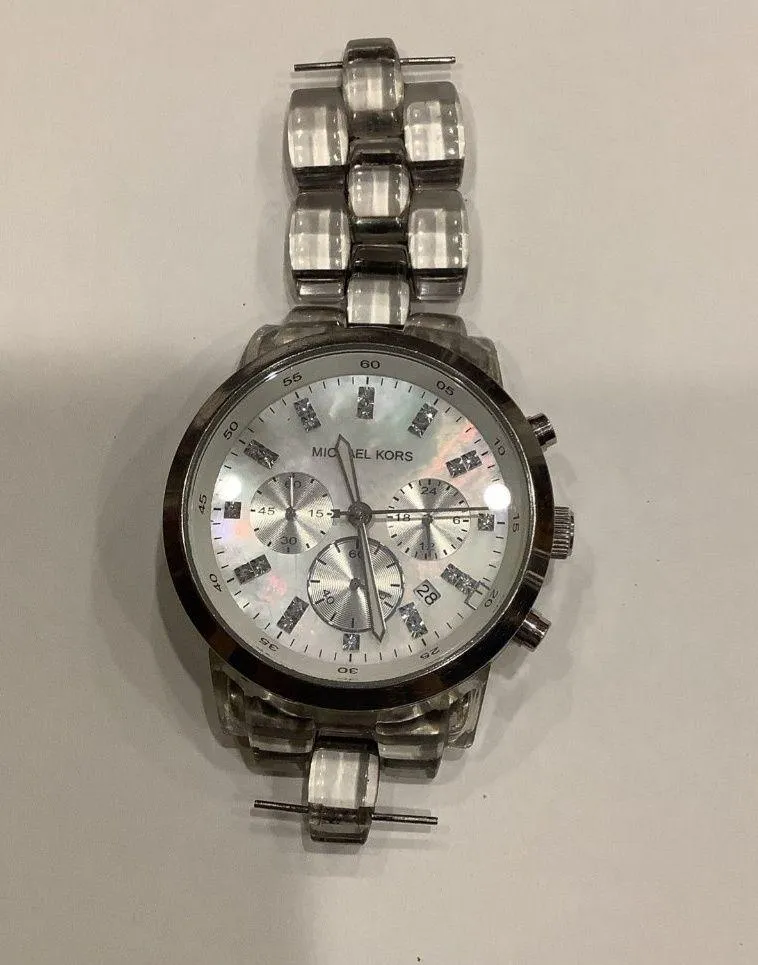 MICHAEL KORS Showstopper MK-5235 Chronograph Quartz Crystal Bezel Only No Band