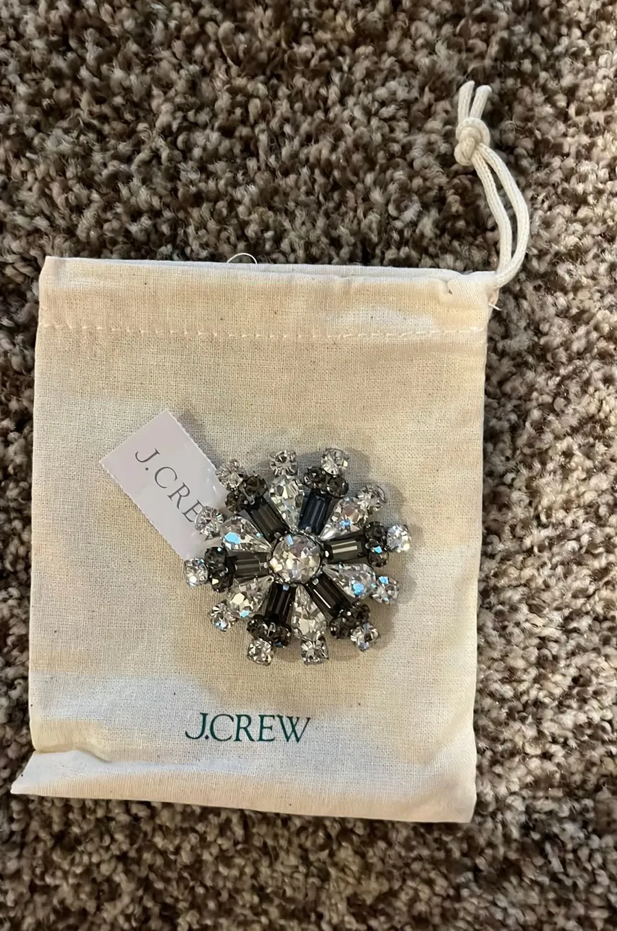 J.Crew Multitone Brooch
