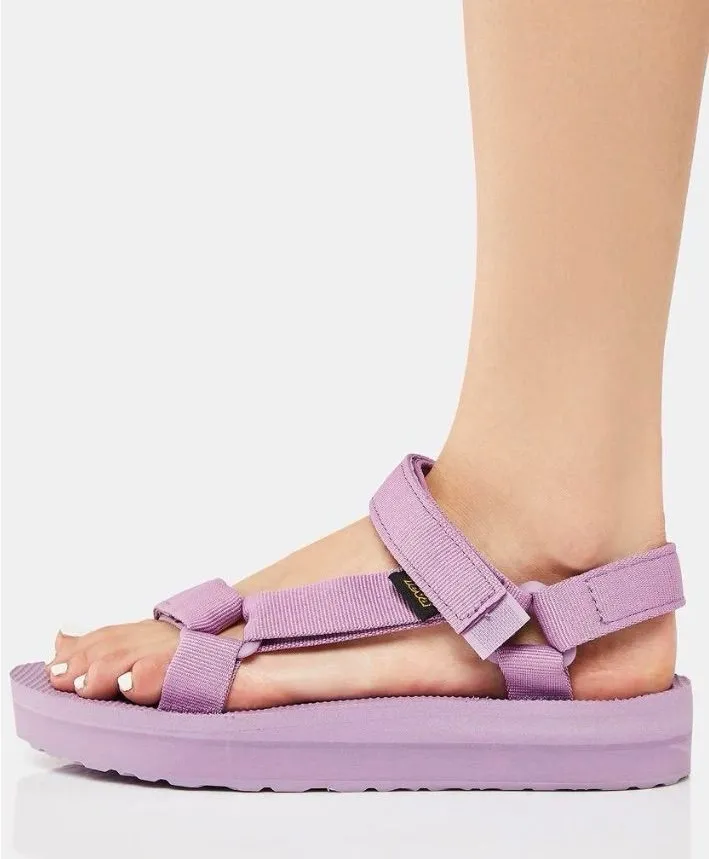 Teva Lavender Platform Strappy Sandals