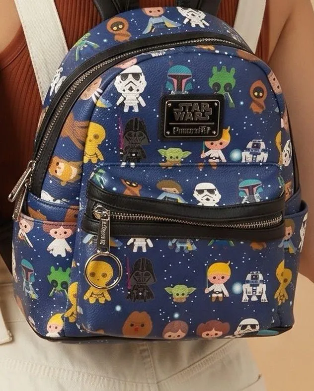 Loungefly Star Wars Character blue Backpack