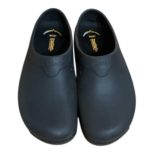 •Adult Unisex Caspian Slip Resistant Clogs Black Size 5