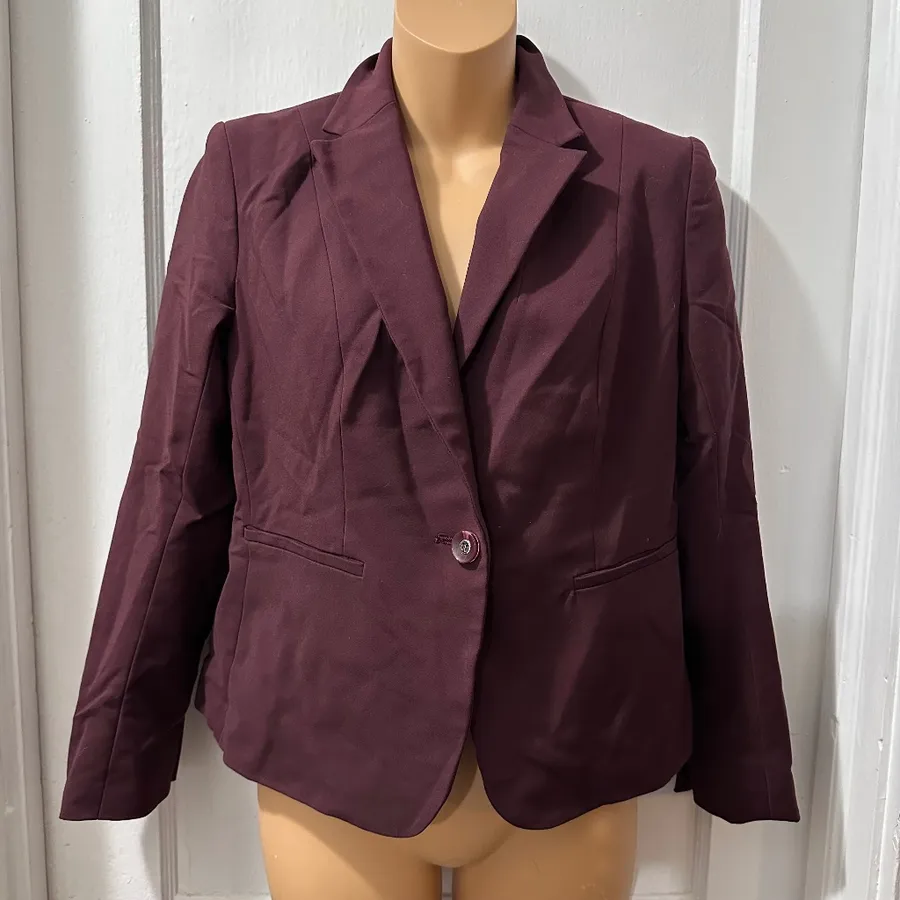 New York & Co Burgundy Blazer in 2