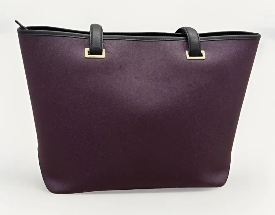 Lo & Sons Tote Purse Purple The Seville Tote Laptop Bag Travel