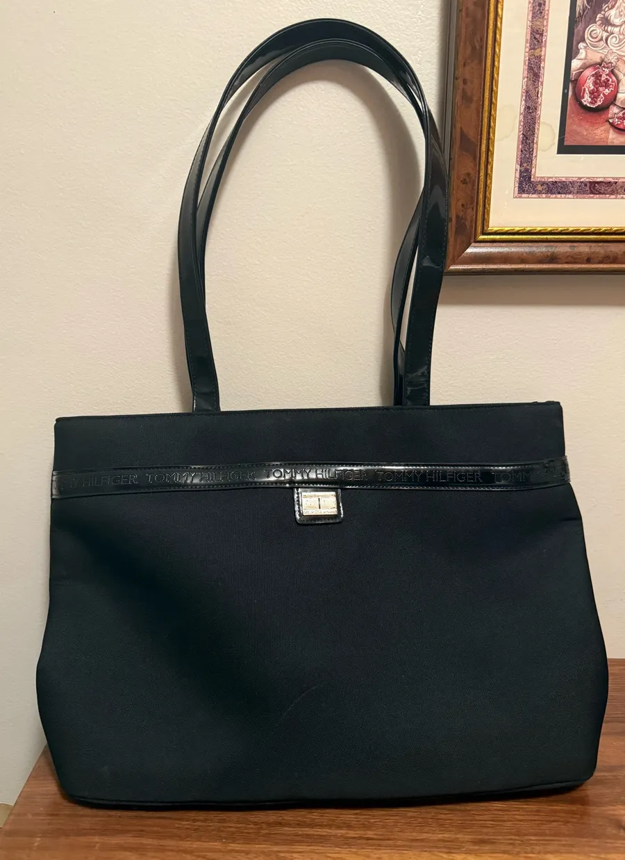 Tommy Hilfiger Black Tote Bag
