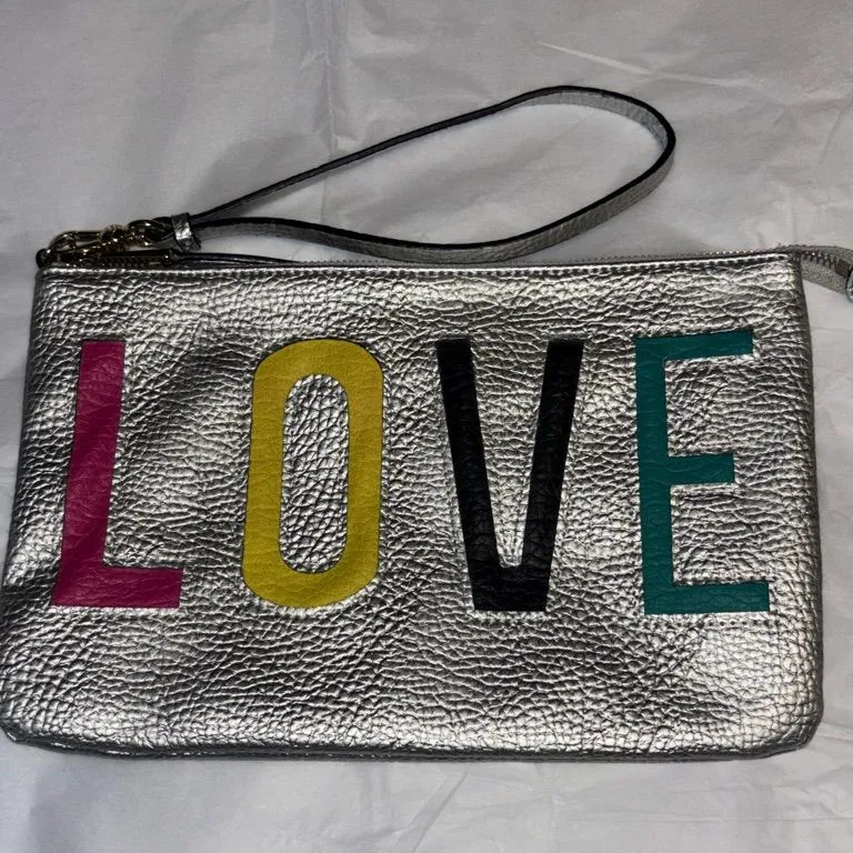 JUICY COUTURE “LOVE” WRISTLET SILVER WITH MULTICOLORED LOVE LETTERS