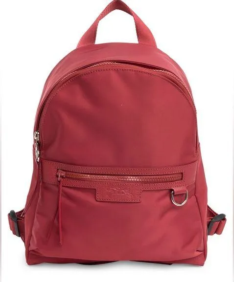 New Longchamp Le Pliage Neo Small Canvas Backpack Women's Red No tag