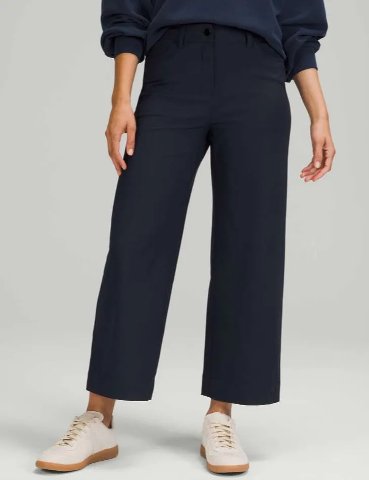 Lululemon Navy City Sleek Wide Leg Pants