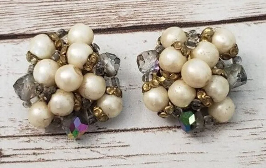 Vintage Clip On Earrings
