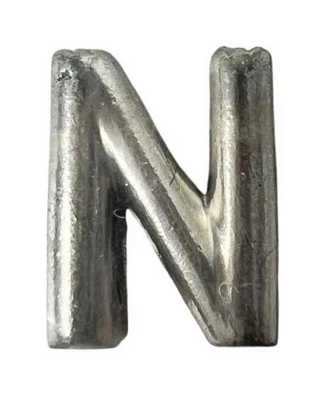 Pandora Letter N Silver Charm