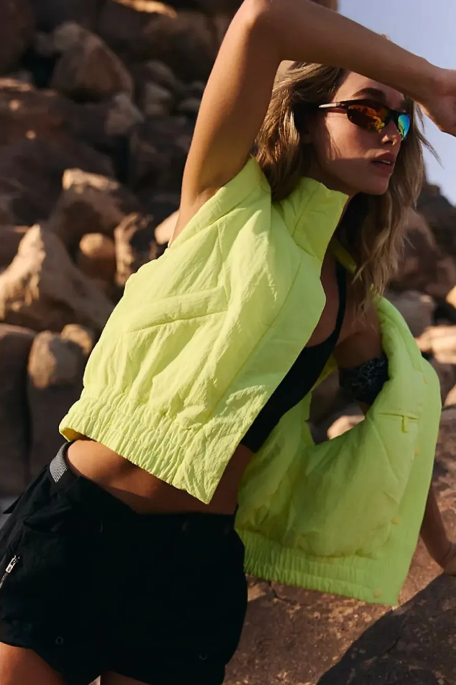 Free people Scrunch Time Puffer Vest