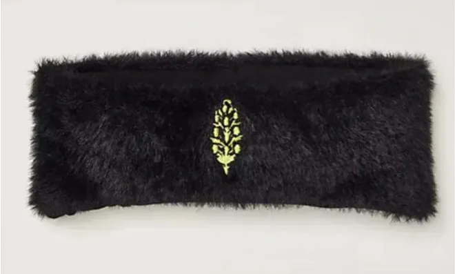 Free People Slopeside Sherpa Earwarmer Black FP Movement NWT