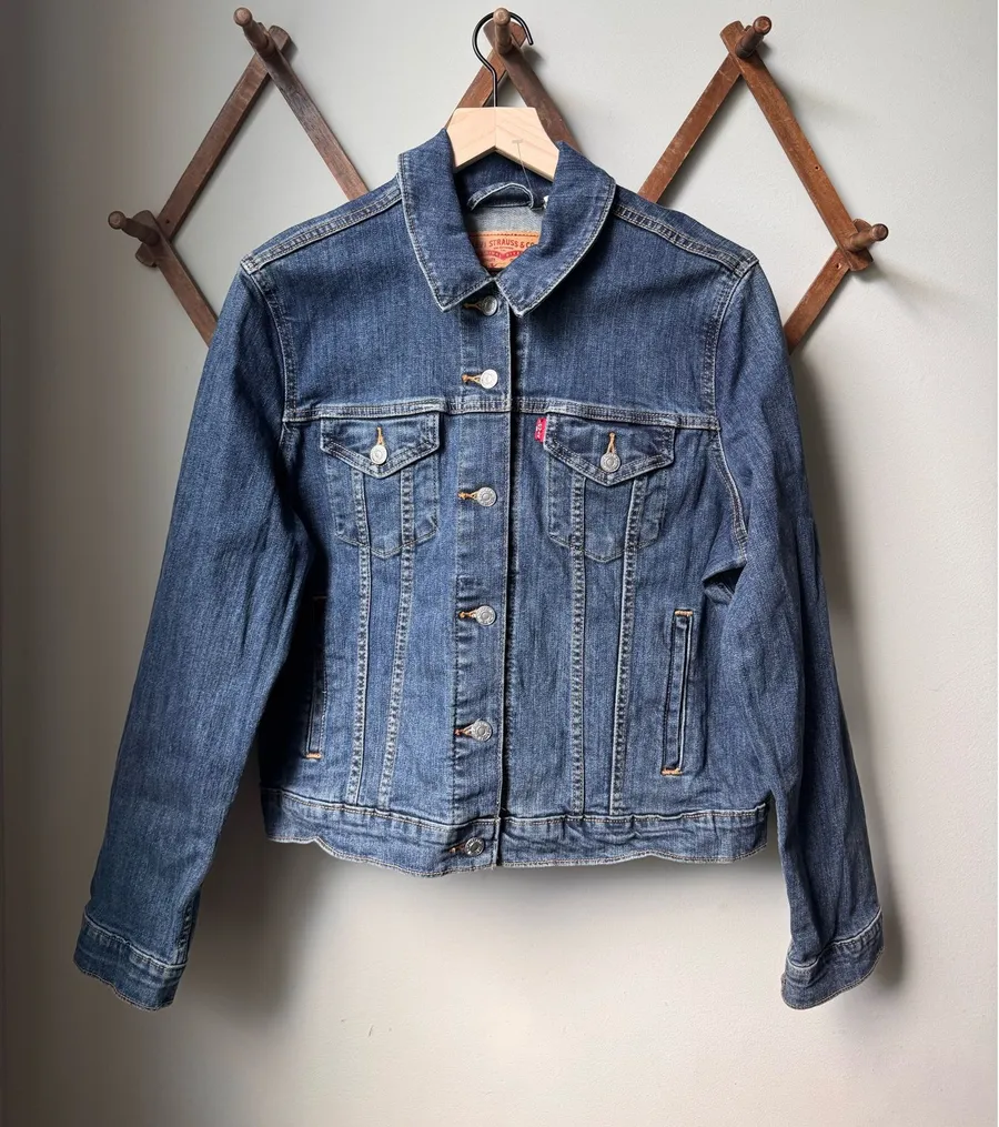 NEW! Original Levi’s 501 Trucker Jean Jacket Women’s Size XL