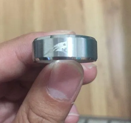 Silver New England Patriots Ring