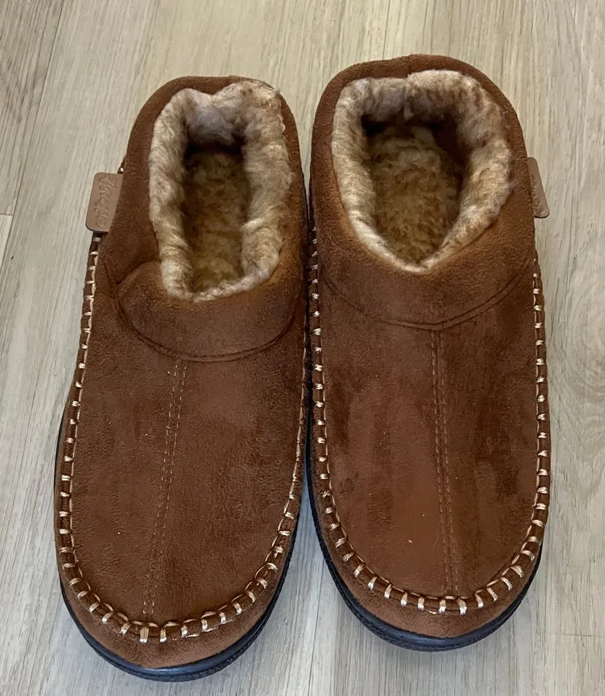 Zigzagger Casual Brown Suede Fleece