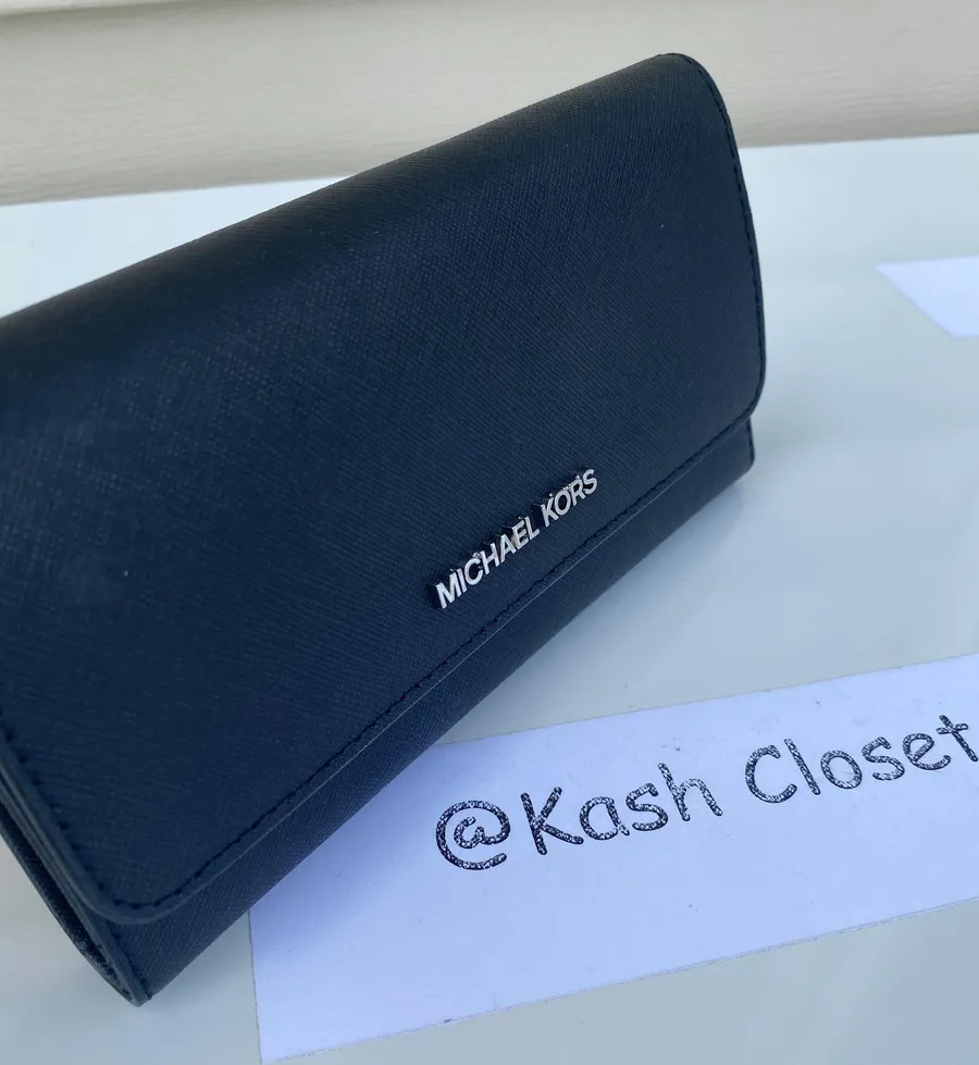 Large trifold wallet - Black