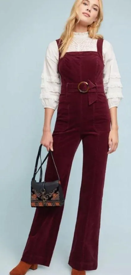 Pilcro | Anthropologie Corduroy Jumpsuit Size 0