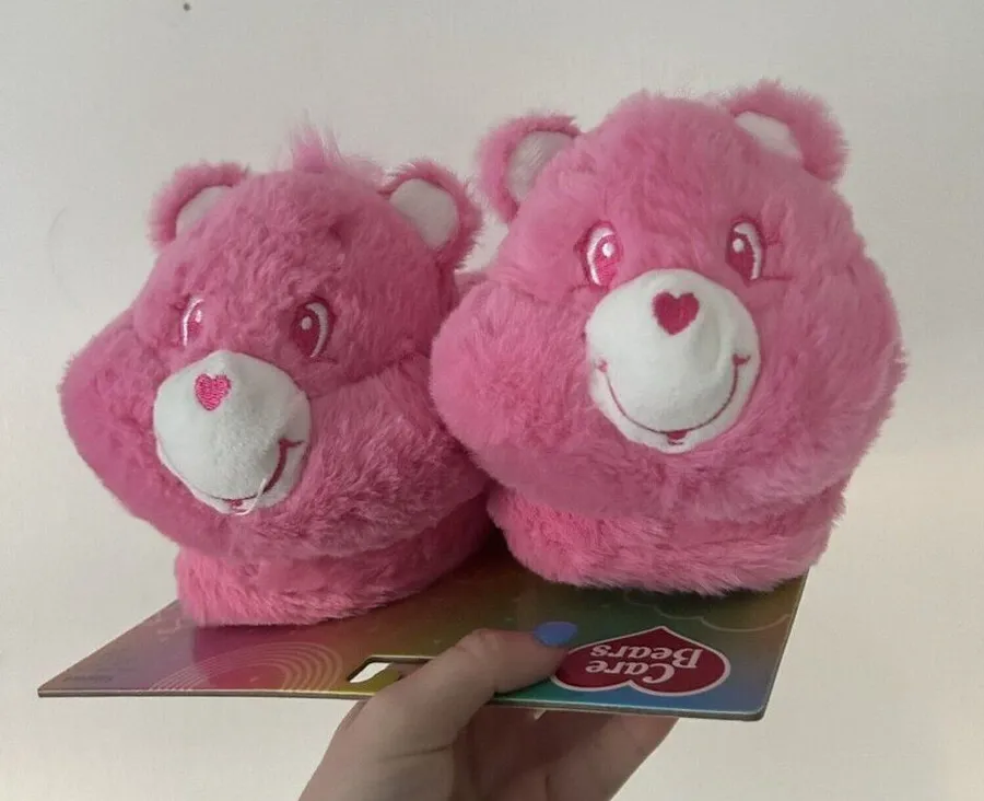 Care Bear Slippers Pink Cheer Bear Slippers Womens Size 5