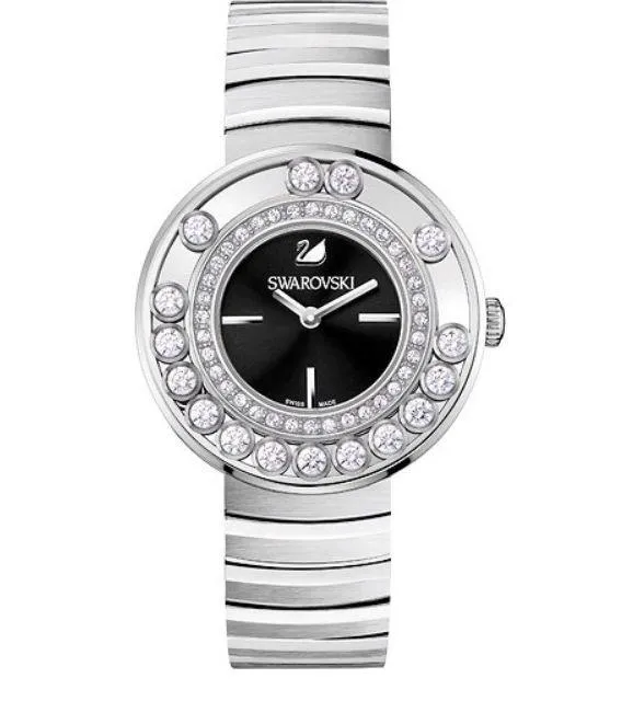 New Swarovski Lovely Crystals Black watch