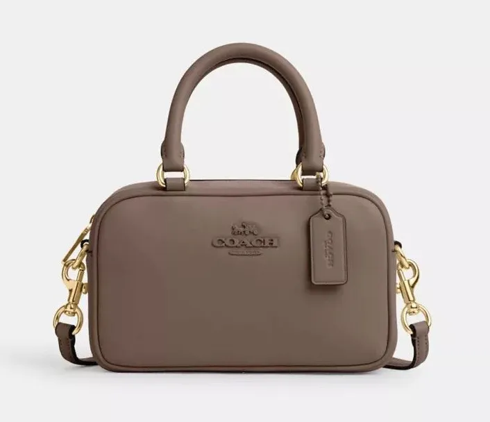 Coach Brown Leather Satchel crossbody bag