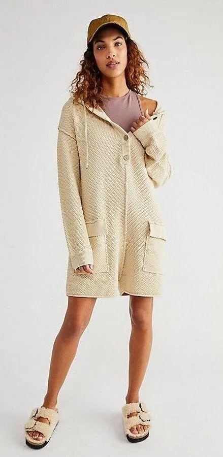 Free People Beach Ryleigh Sweater Romper