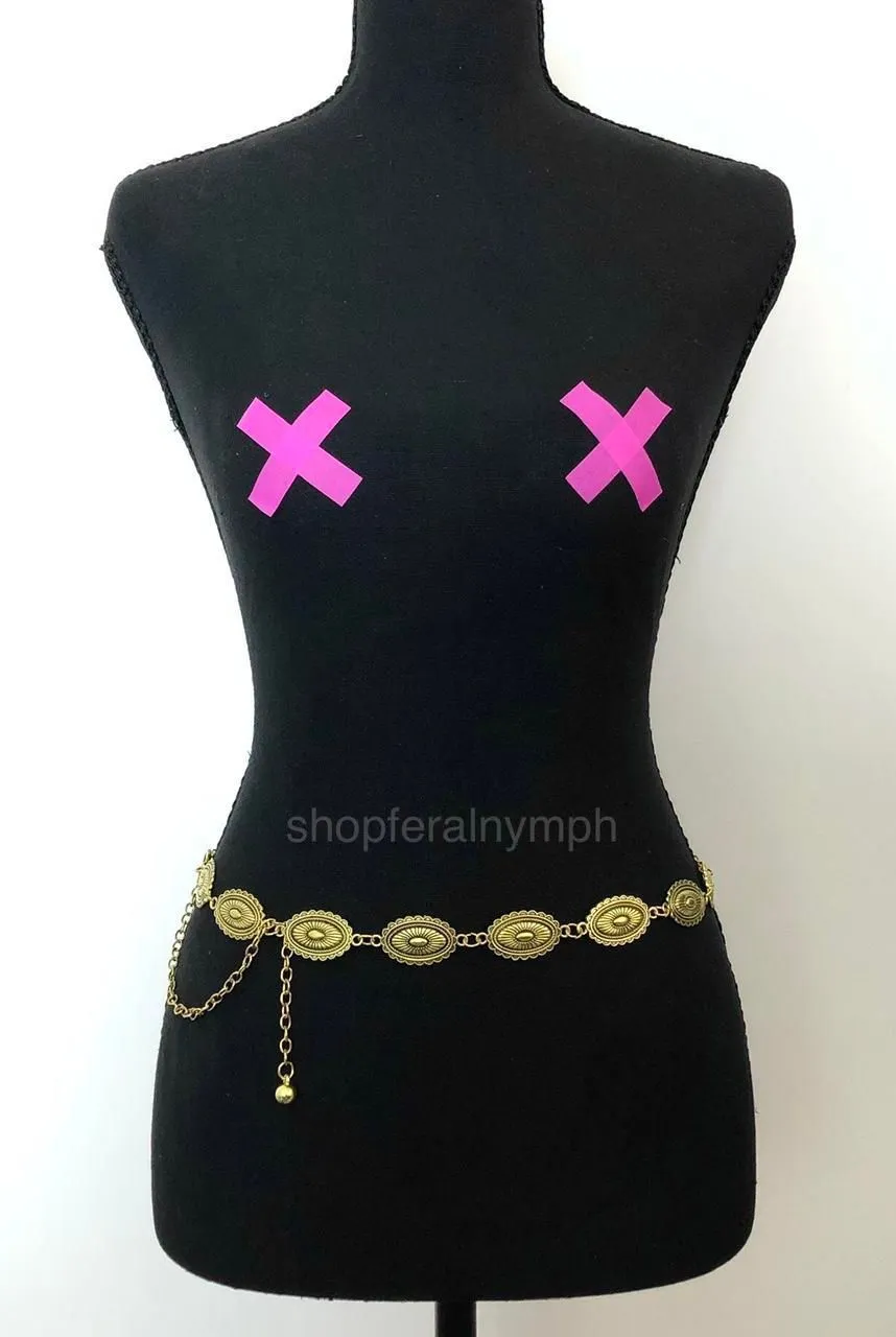 Vintage Y2K Western Gold