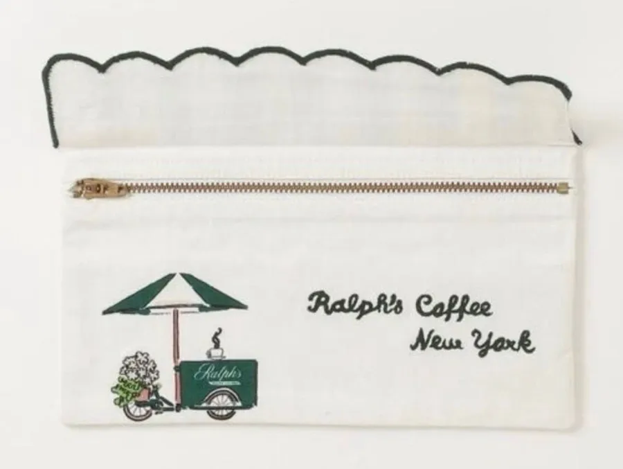 Ralph Lauren: New York Ralph’s Coffee Zipper Pouch