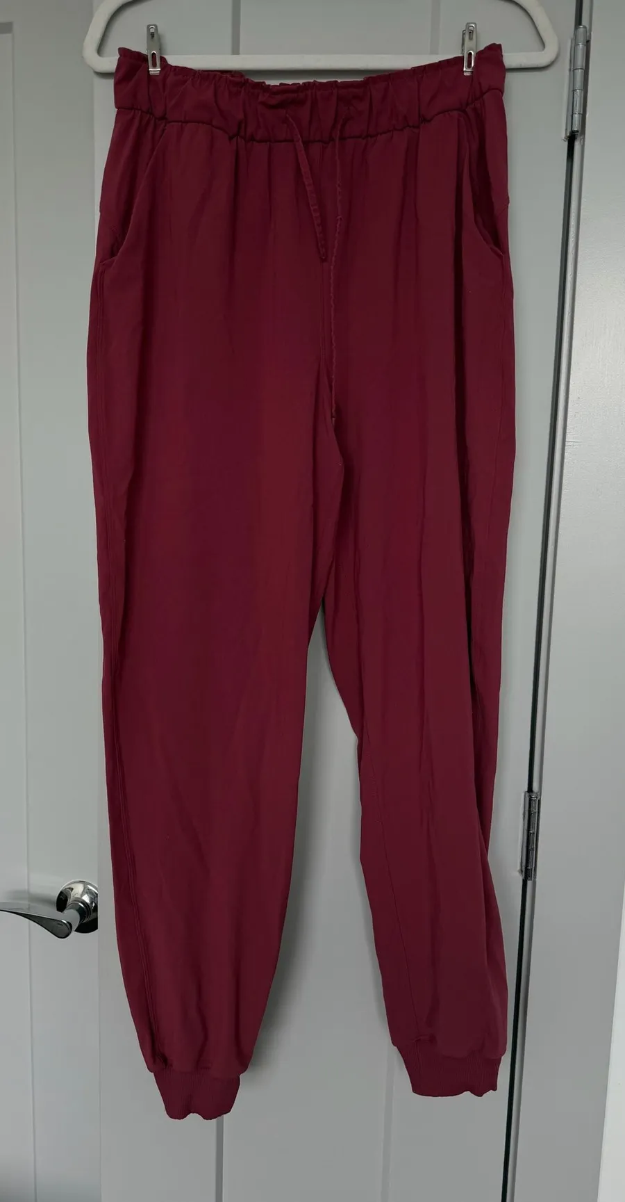 Lululemon Burgundy/Wine Joggers - Size 8 AS IS