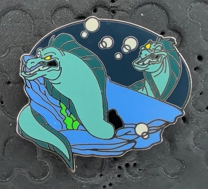 Disney parks the Little mermaid flotsam and Jetsam electric eels trading pin