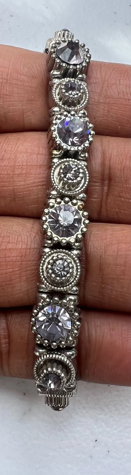 Stretchy Silver Bracelet
