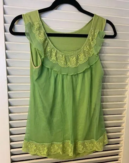 MD vintage frilly green baby doll lingerie Size M