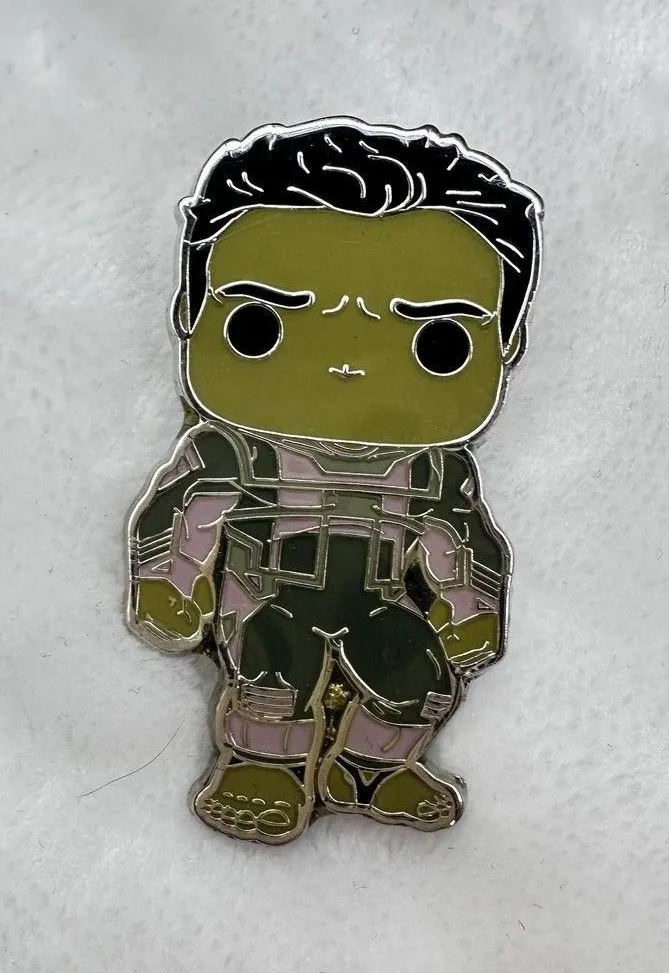 Marvel Hulk Enamel Pin Green Metal Comic Book Cartoon Lapel Badge Collectible