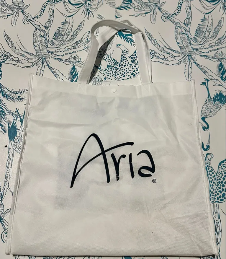 Women's Aria MGM Rewards Tote Bag One Size White Black