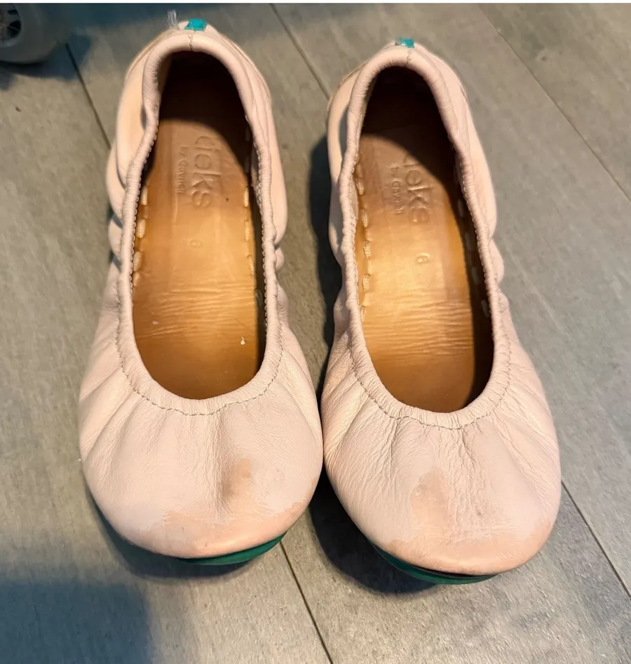 Tieks by Gavrieli Women's Ballet Flats Size 6 Light Pink Leather