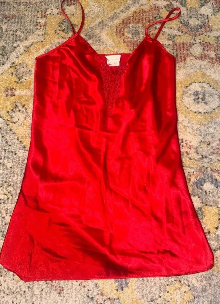Vintage Red Lace