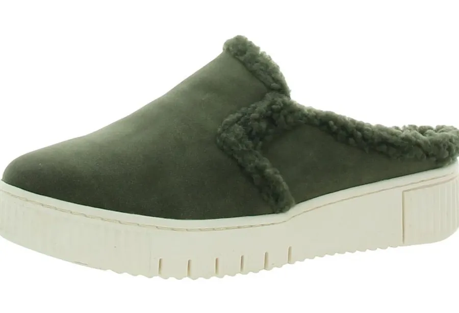 SOUL Naturalizer Women's Green Cozy Slippers Size 8.5W Wide New In Box Green