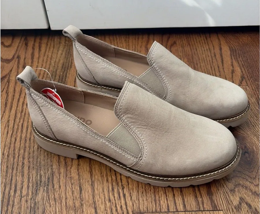Blondo Women's Phoebe Leather Loafer Waterproof Size 8M New With Tags