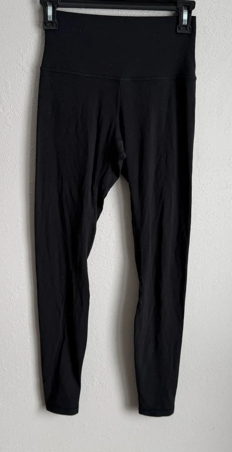 Lululemon Align Gray Print 28” Inseam Leggings Womens 4 Athletic Workout