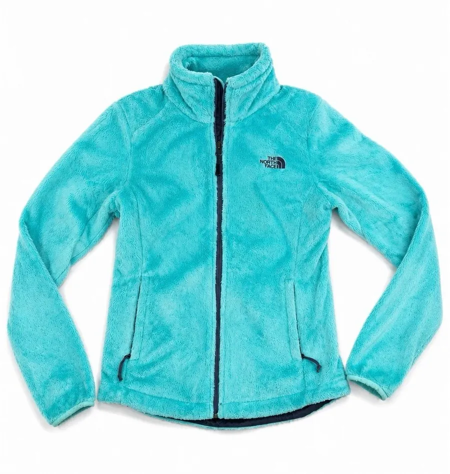 The North Face Osito 2 Jacket Women's XS Turquoise Aqua High Pile Fleece