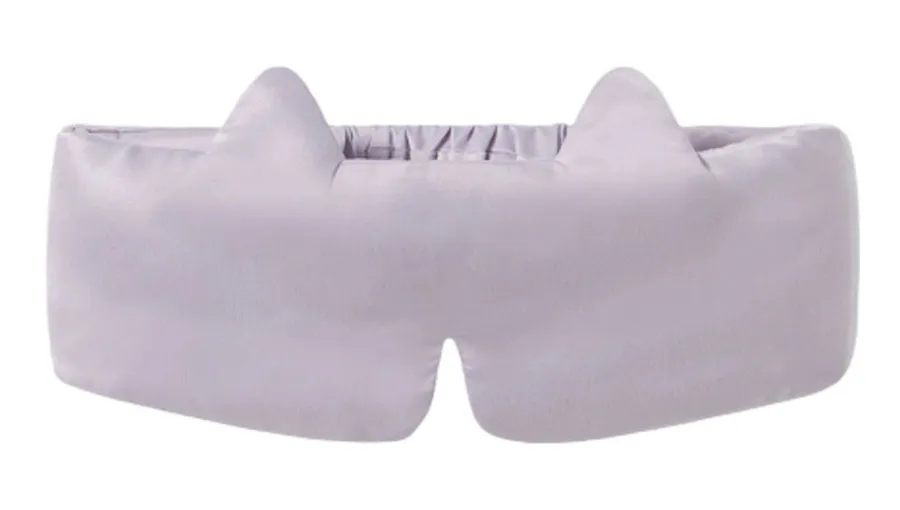 Lunya purple cat washable silk eye sleeping mask