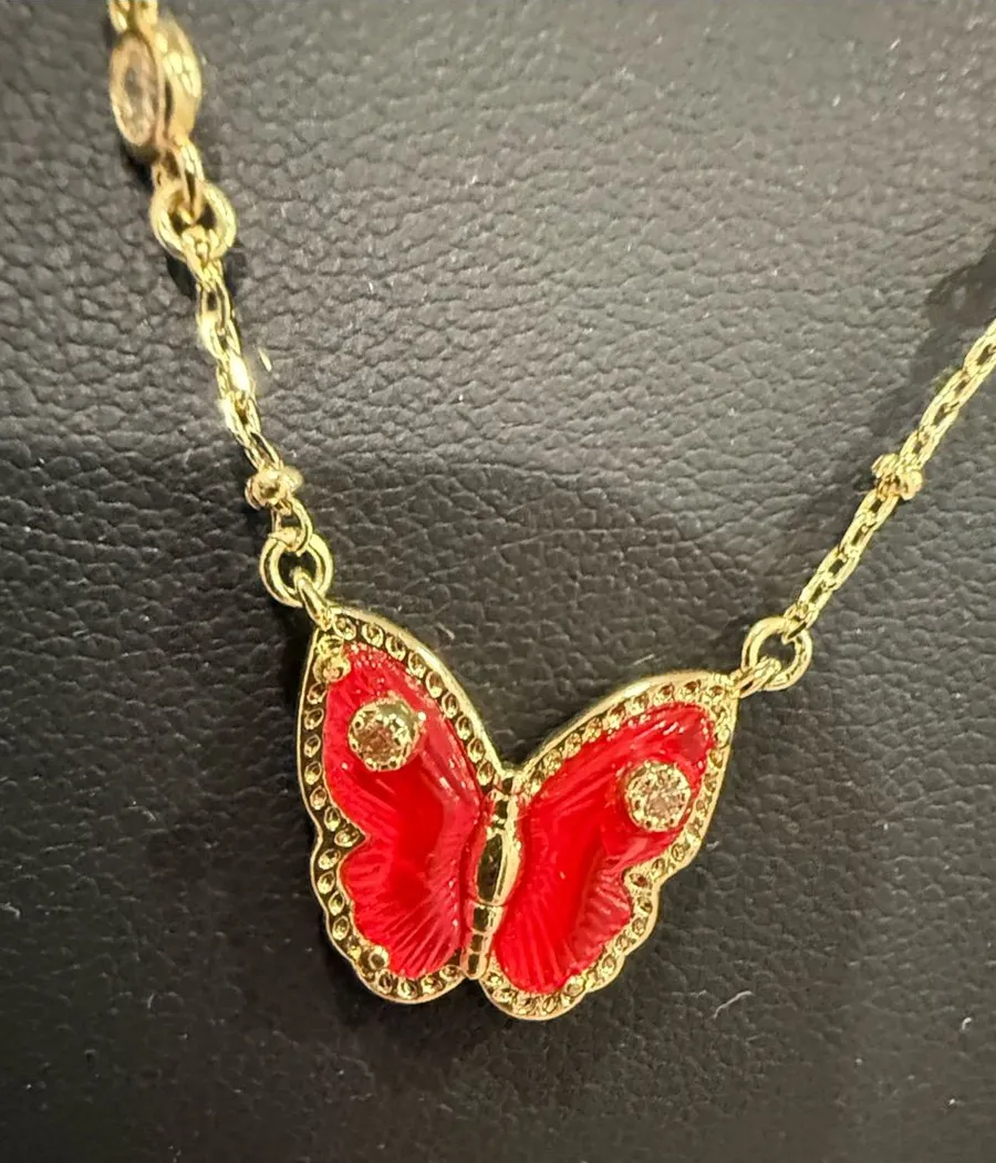 Kendra Scott | Gold Plated Butterfly Pendant Necklace