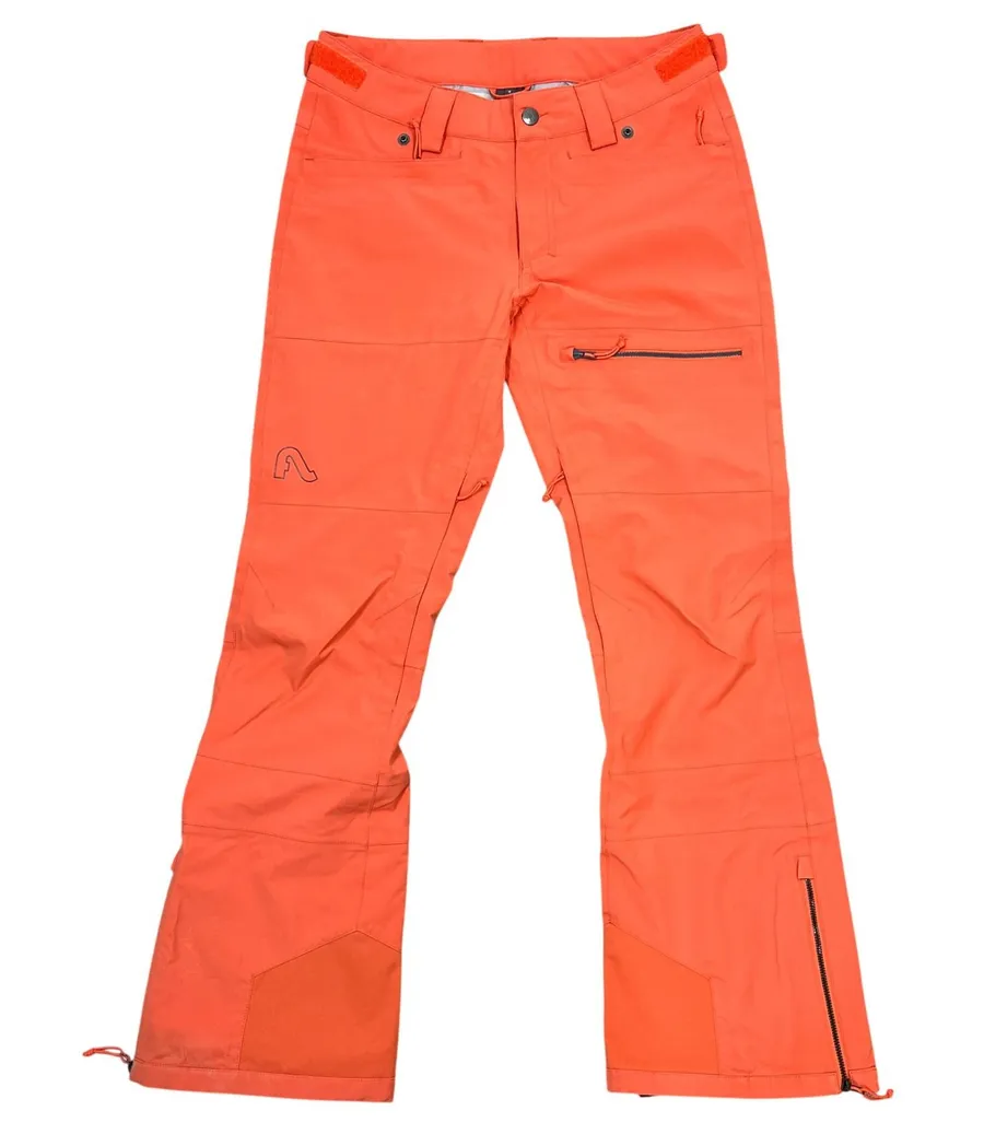Flylow Sassyfrass Ski Snowboarding Pants Small Coral Orange Gorpcore Winter READ