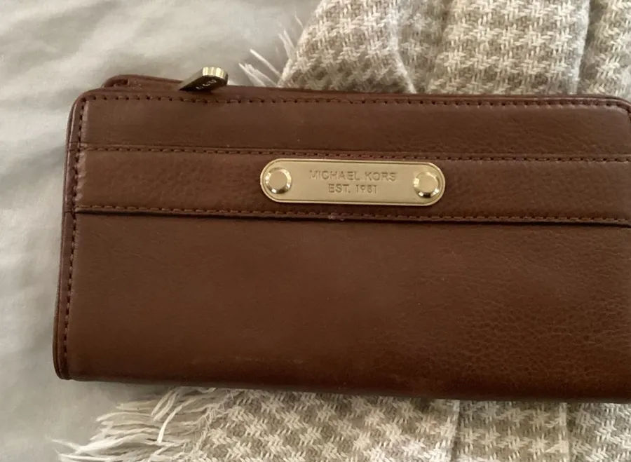 Michael Kors Brown Leather Wallet